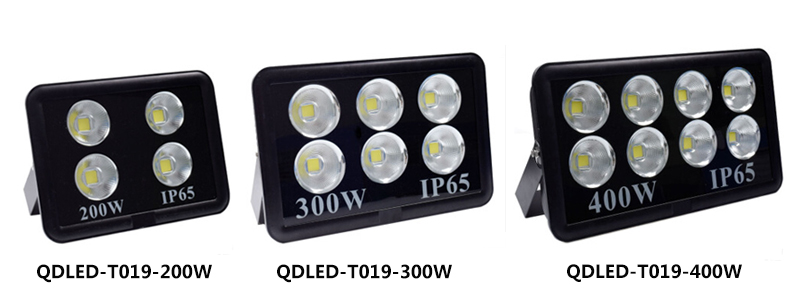萝莉社APP照明QDLED-T019聚光型建築塔吊照明大功率LED投光燈200W-400W