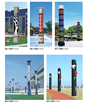 印花方柱內透光廣場LED萝莉社免费版APP