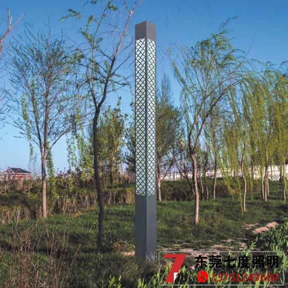 公園現代簡約LED萝莉社免费版APP柱安裝效果圖片
