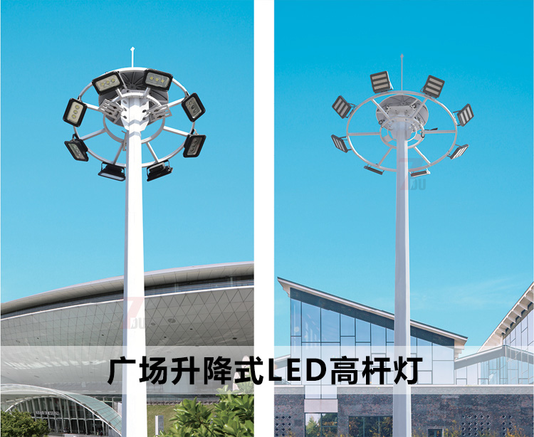 戶外廣場升降式LED萝莉社下载链接效果圖片