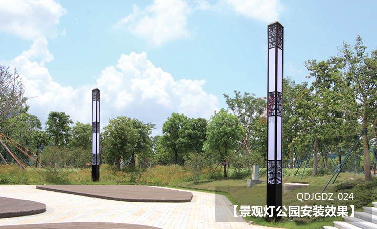 (QDJGDZ-024)方形新中式廣場萝莉社免费版APP公園安裝效果圖