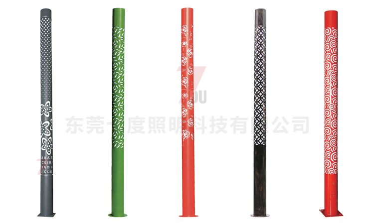 (QDJGDZ-025)公園特色圓柱形鏤空花紋萝莉社免费版APP柱更多割花樣式展示