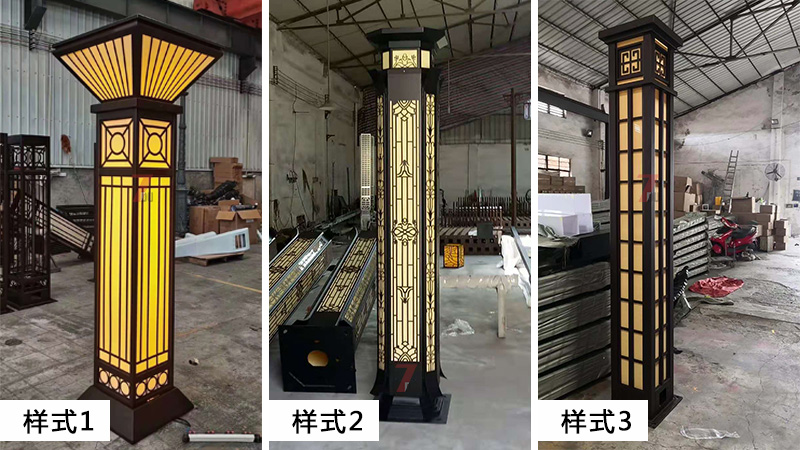 (QDJGDZ-030)新中式庭院方形矮柱裝飾萝莉社免费版APP更多款式選型1