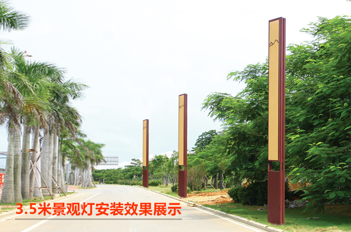 QDJGDZ-034特色新中式仿雲石庭院萝莉社免费版APP柱安裝效果圖
